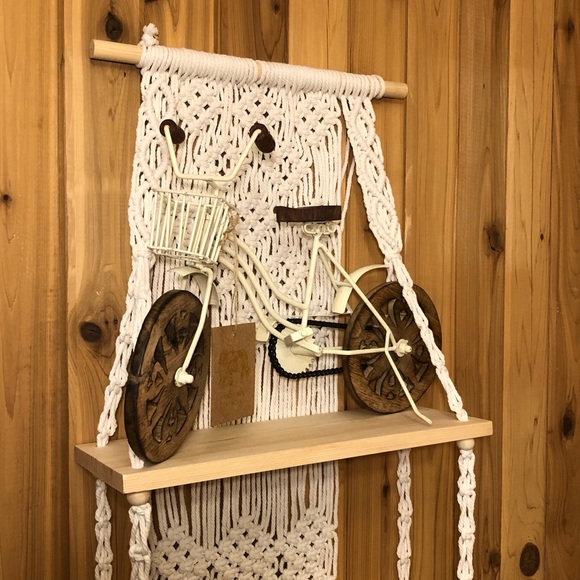 - Decorative Bicycle With Working Chain & Pedals. Handmade In India, Cream… - Picture 2 of 5